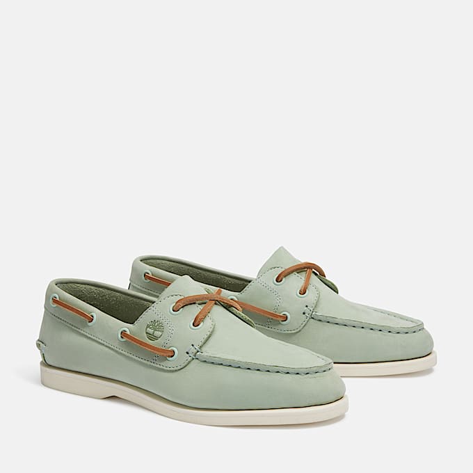 Scarpa da Barca Classic da Donna in verde chiaro
