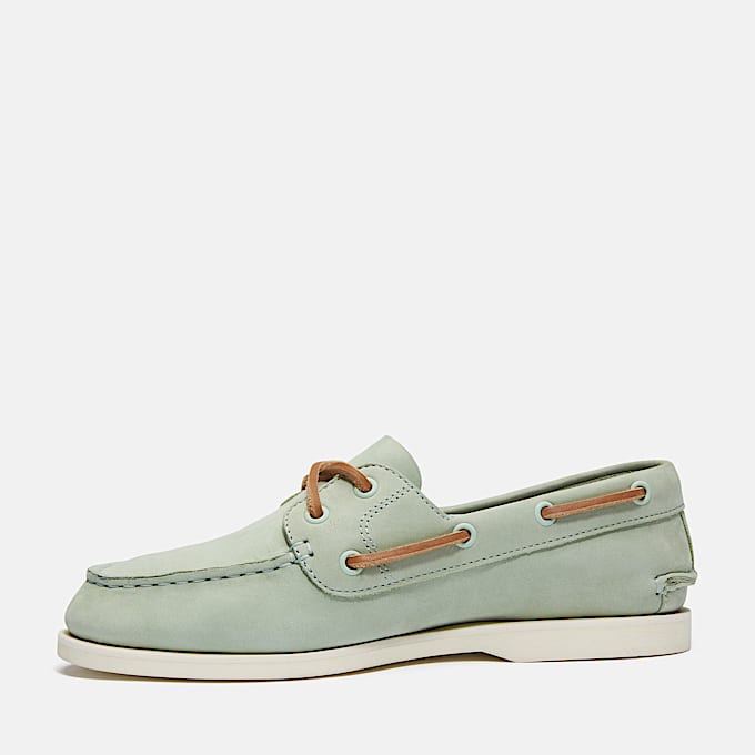 Scarpa da Barca Classic da Donna in verde chiaro