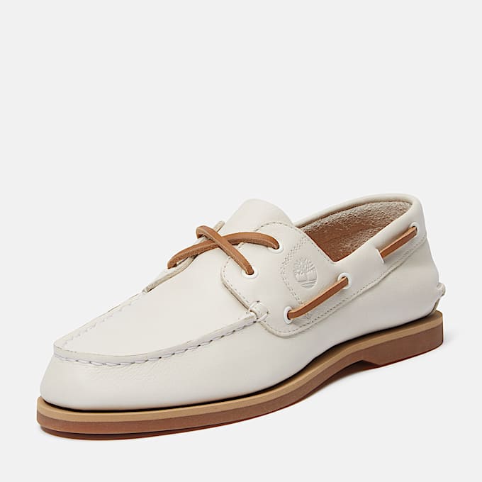 Scarpa da Barca Classic da Donna in bianco