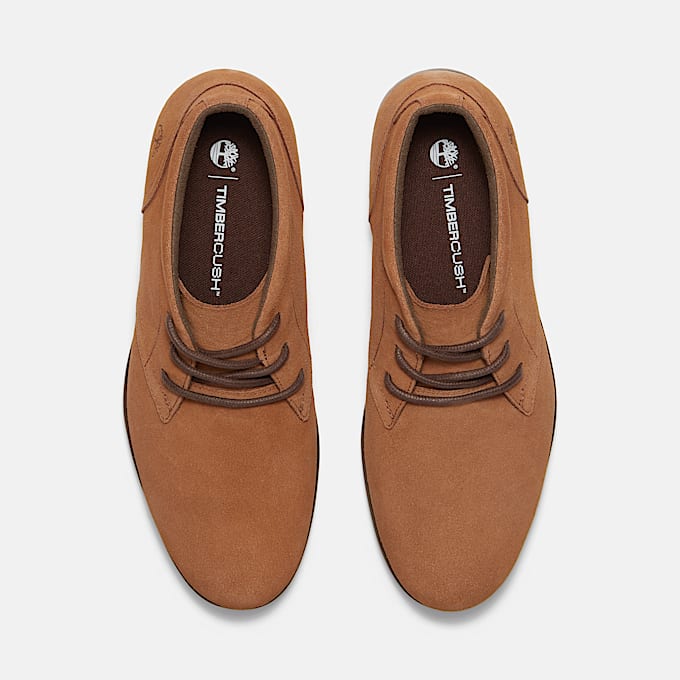 Britton Square Mid Lace Up Boot for Men in Orange
