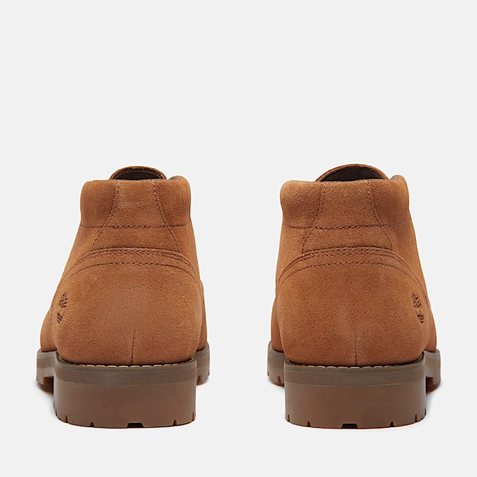 Halbhoher Britton Square Schnürstiefel für Herren in Orange