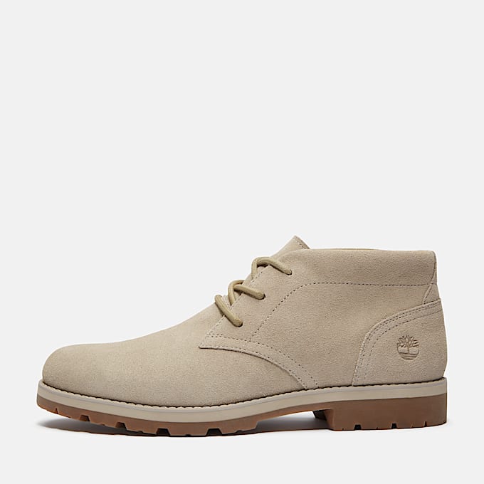 Halbhoher Britton Square Schnürstiefel für Herren in Hellbraun