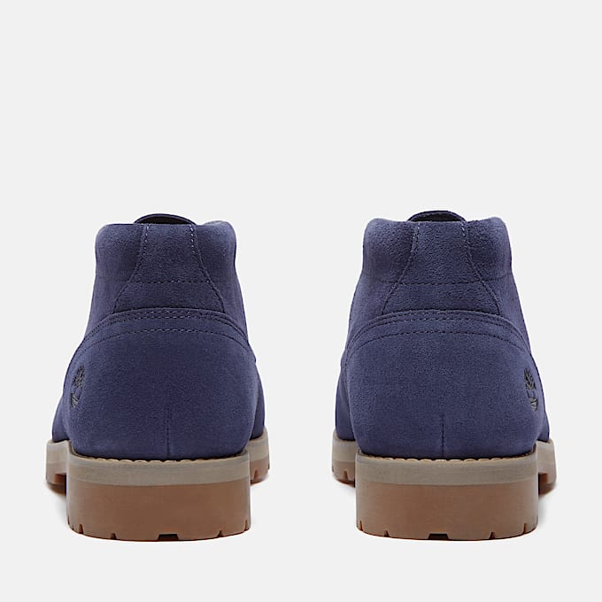 Halbhoher Britton Square Schnürstiefel für Herren in Blau