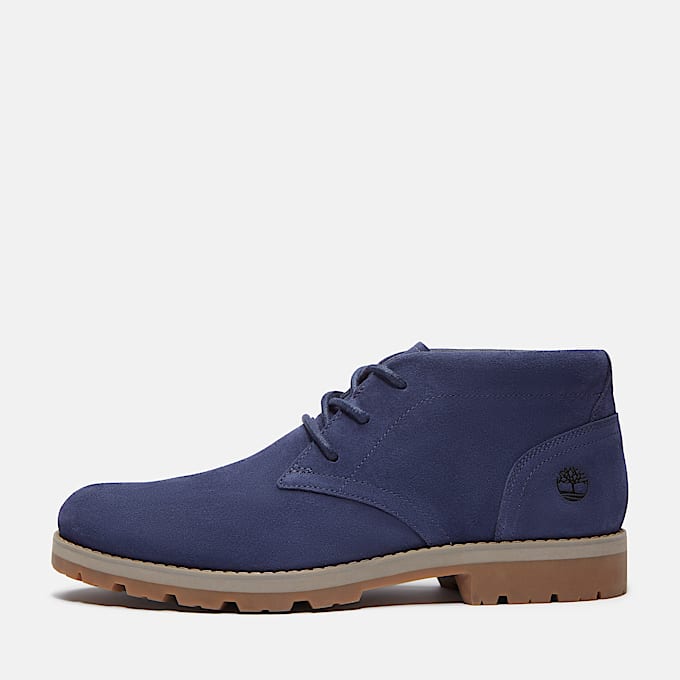 Halbhoher Britton Square Schnürstiefel für Herren in Blau