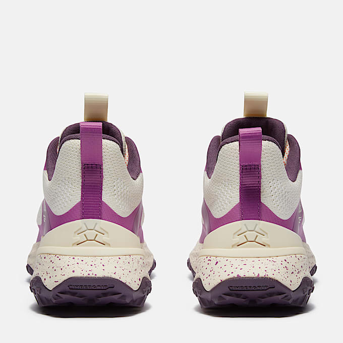 Motion Access Low Lace Up Trainer for Women in Beige/Purple