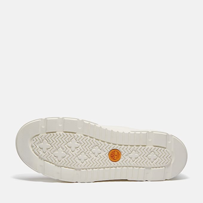 Laurel Court Low Lace-Up Trainer for Women in White and Grey