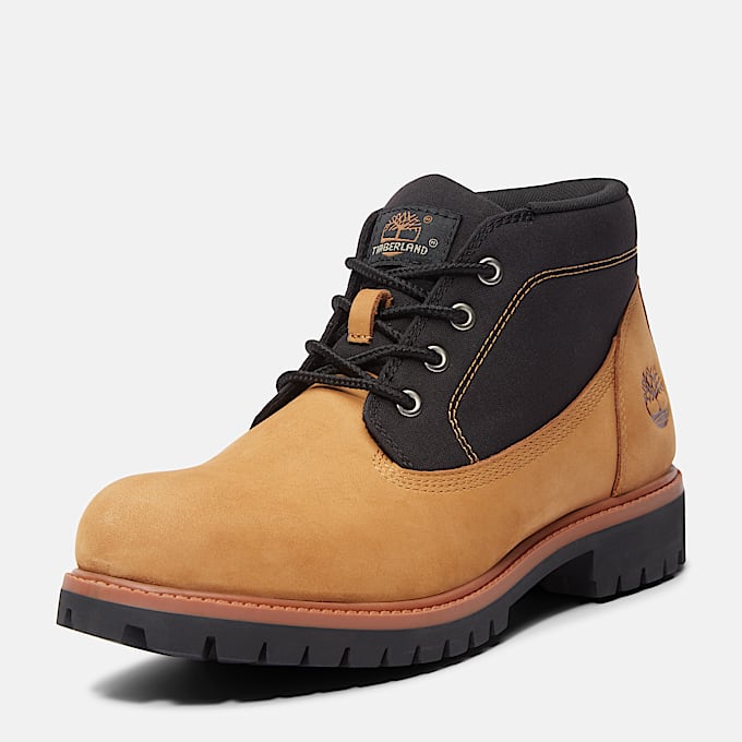 Bota Chukka com Atacadores Mid Timberland® Premium para Homem em amarelo