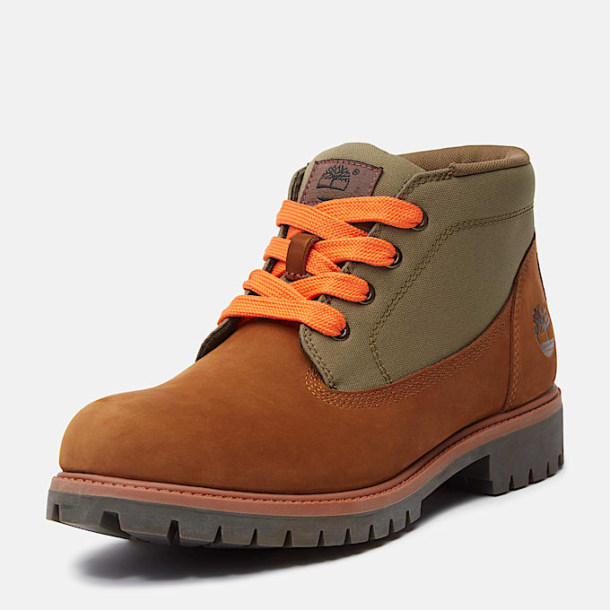 Bota Chukka com Atacadores Mid Timberland® Premium para Homem em castanho
