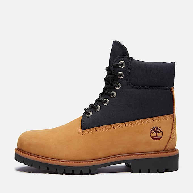 6-inch Boot imperméable Timberland® Heritage pour homme en jaune/noir