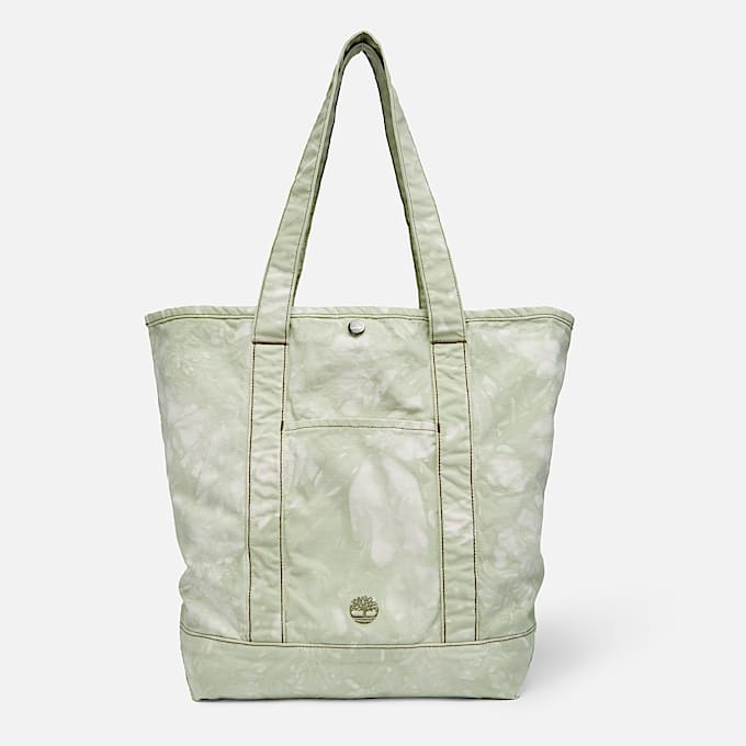 Borsa Tote Tie Dye Easy in verde - 1
