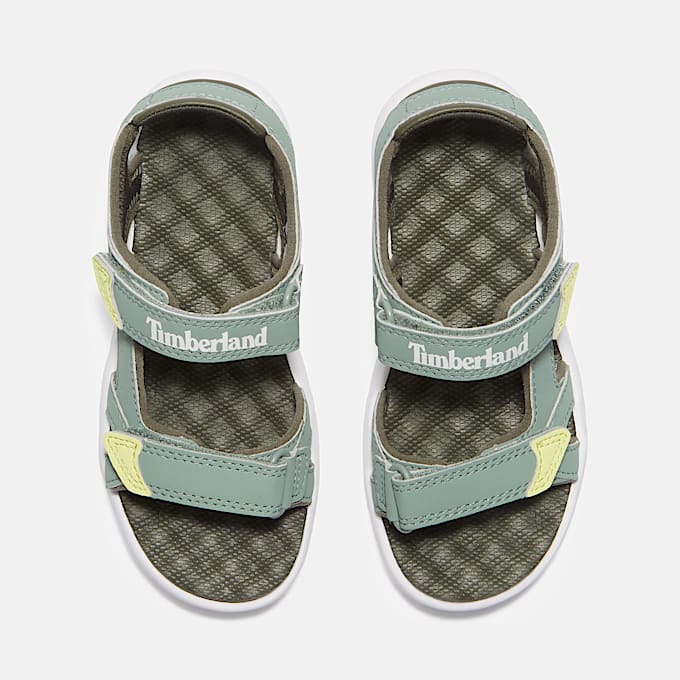 Sandalias de doble tira Perkins Row para niño (de 35,5 a 40) en verde claro