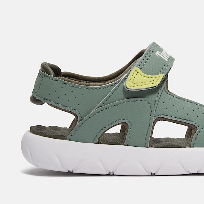 Sandalias de doble tira Perkins Row para niño (de 35,5 a 40) en verde claro