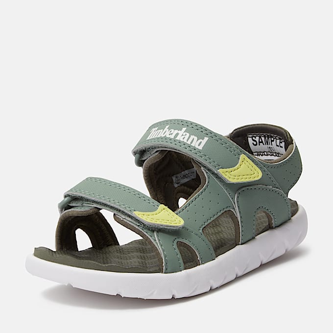 Sandalias de doble tira Perkins Row para niño (de 35,5 a 40) en verde claro