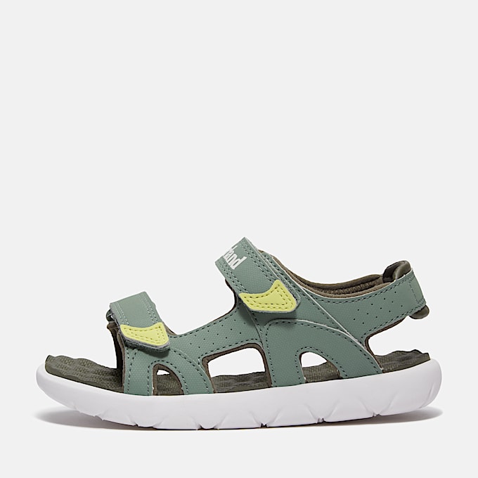 Sandalias de doble tira Perkins Row para niño (de 35,5 a 40) en verde claro