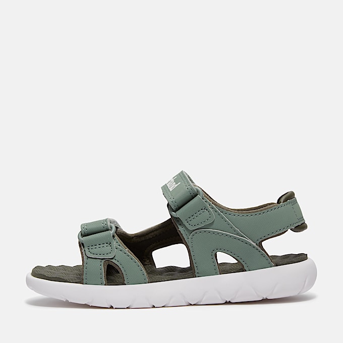 Sandalias de doble tira Perkins Row para niño (de 35,5 a 40) en verde claro