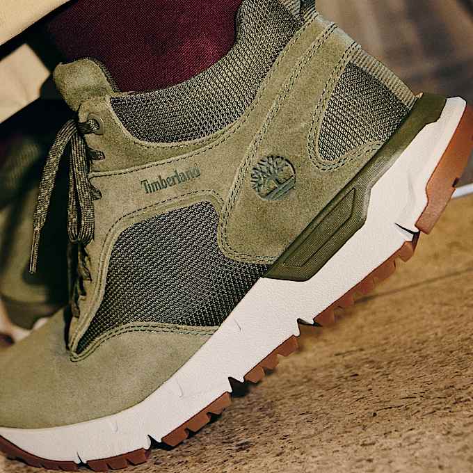 Halbhoher Voyager Park Sneaker für Herren in Dunkelgrün