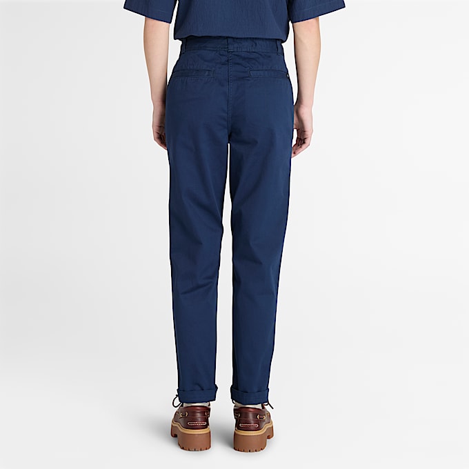 Claremont Chino Trousers for Women in Dark Blue