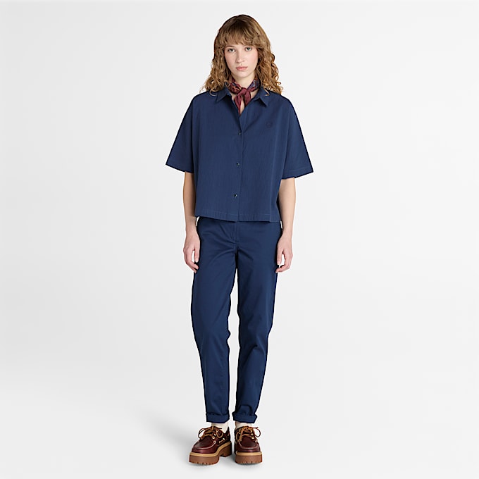 Claremont Chino Trousers for Women in Dark Blue