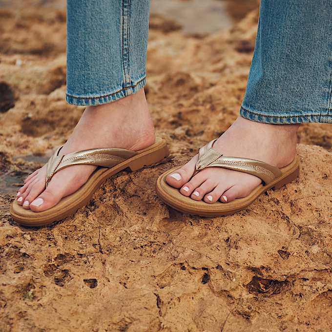 Calista Bay Flip Flop for Women in Yellow
