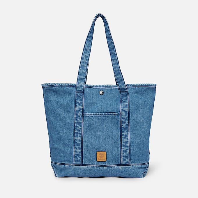 Denim Easy Tote in Blue - 1