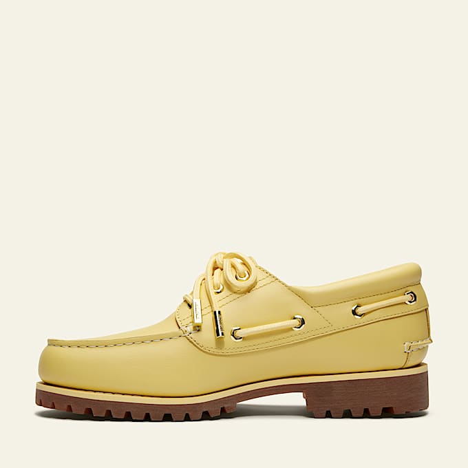 Chaussure bateau Timberland® et Jacquemus à 3 oeillets pour homme en jaune
