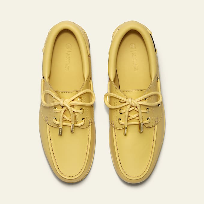 Chaussure bateau Timberland® et Jacquemus à 3 oeillets pour homme en jaune