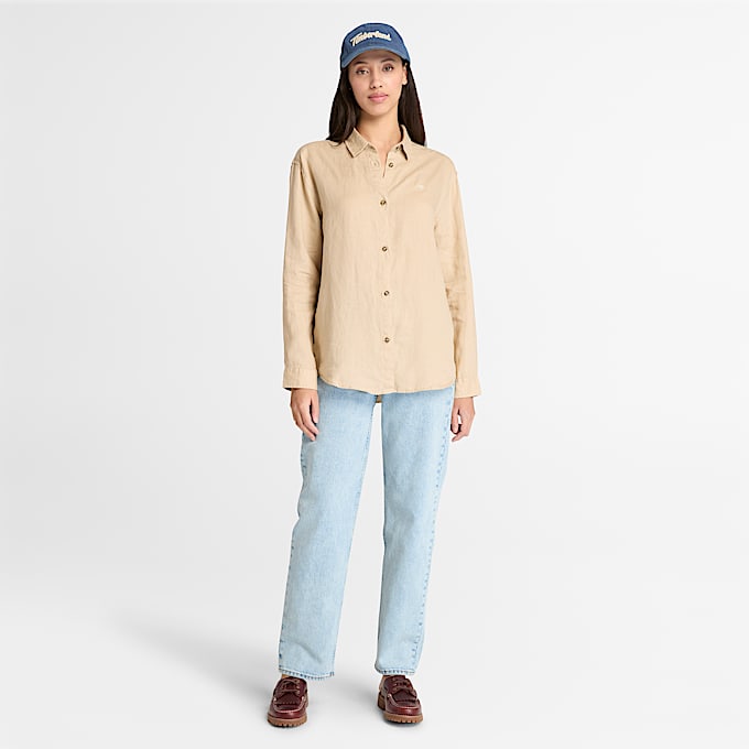 Straight Denim Trousers for Women in Light Blue