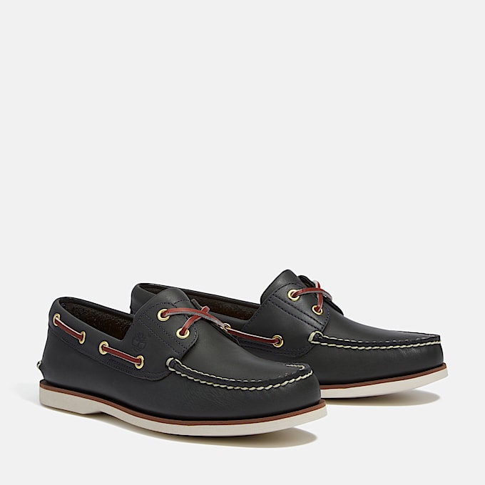 Klassischer Bootsschuh für Herren in Blau