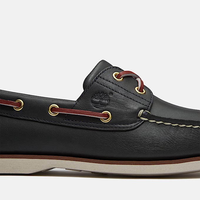 Klassischer Bootsschuh für Herren in Blau