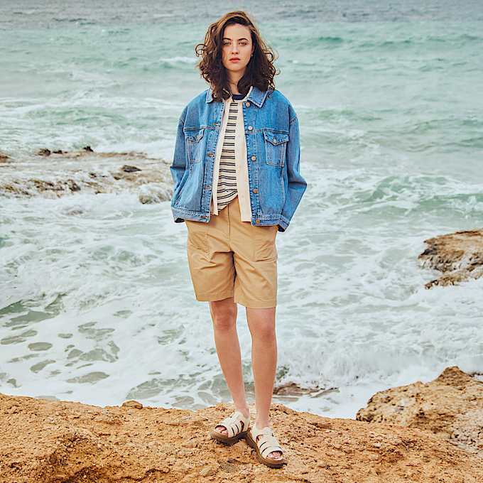 Archive Denim Jacket for Women in Blue
