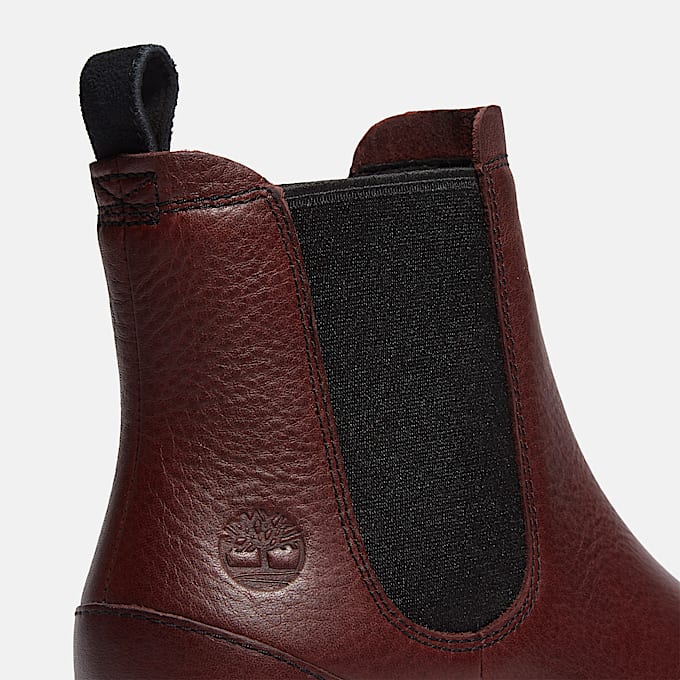 Cambria Valley Chelsea Boot for Women in Dark Red