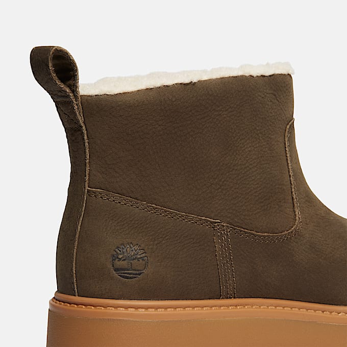 Stone Street Boot mit warmem Futter und Plateausohle für Damen in Dunkelbraun