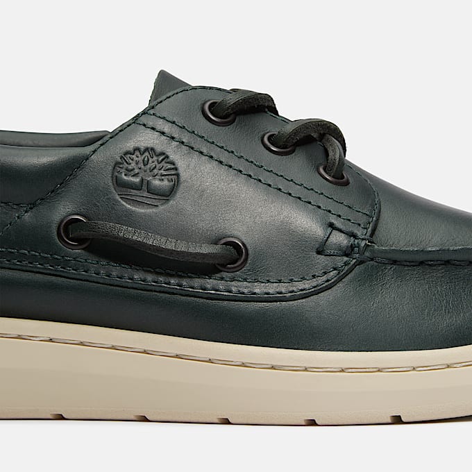 Chaussure bateau Portofino Pier pour homme en vert foncé