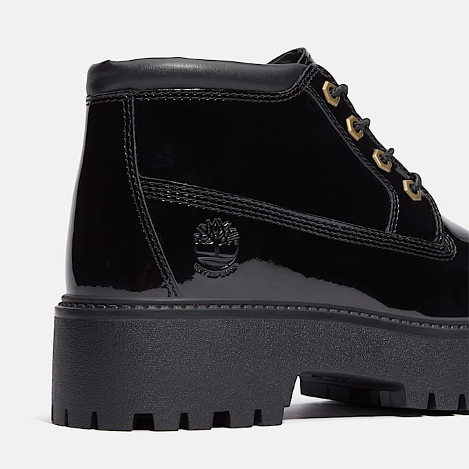 Wasserdichter Stone Street Boot mit Plateausohle für Damen in Schwarz