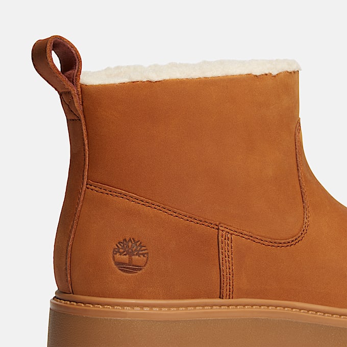 Stone Street Boot mit warmem Futter und Plateausohle für Damen in Braun