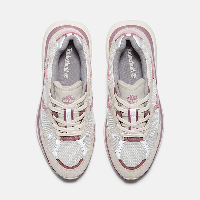 Hazel Lane Sneaker voor dames in Beige/Roze