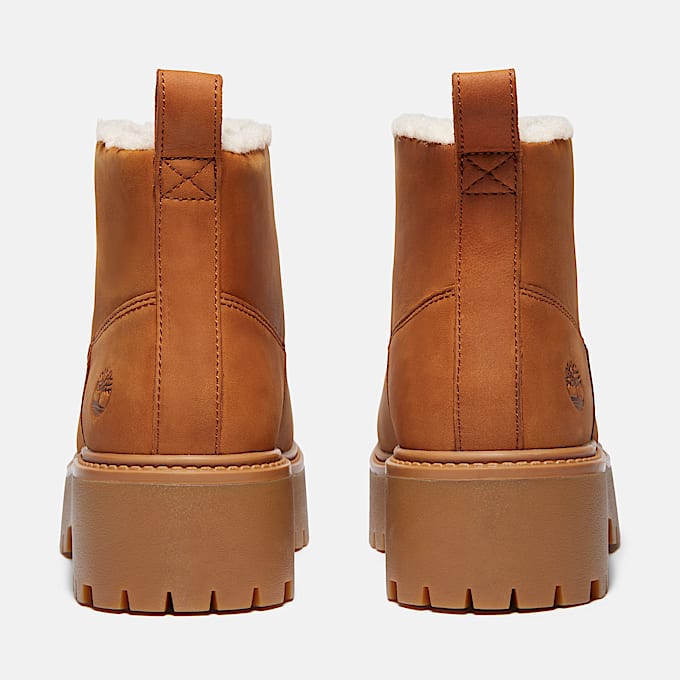 Stone Street Boot mit warmem Futter und Plateausohle für Damen in Braun