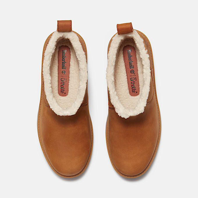 Stone Street Boot mit warmem Futter und Plateausohle für Damen in Braun