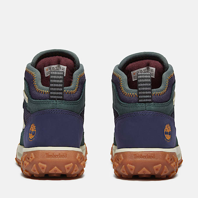 Zapatillas GreenStride™ Motion 6 con cordones elásticos para niños (de 20 a 30) en verde oscuro