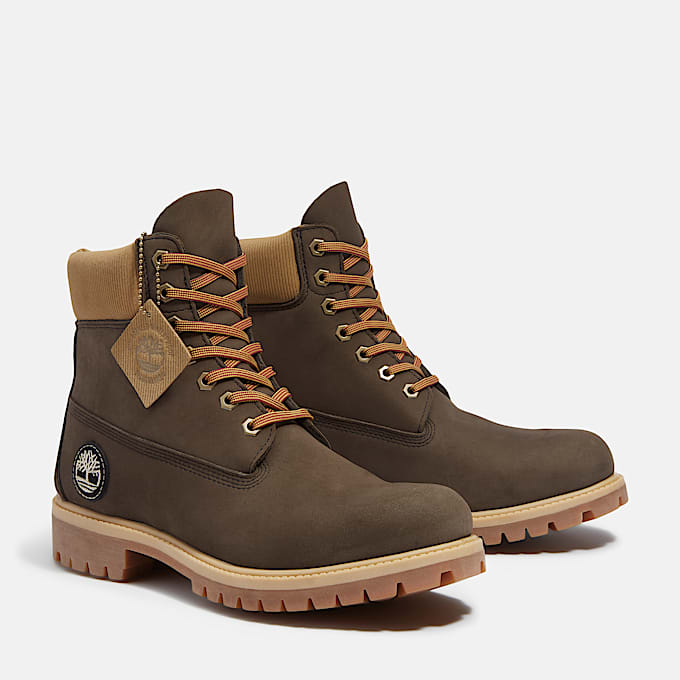 Timberland® Premium 6 Inch Waterdichte Boot voor heren in donkerbruin