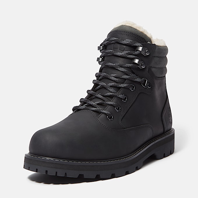 Britton Road Warm-Lined Waterproof Boot for Men in Black