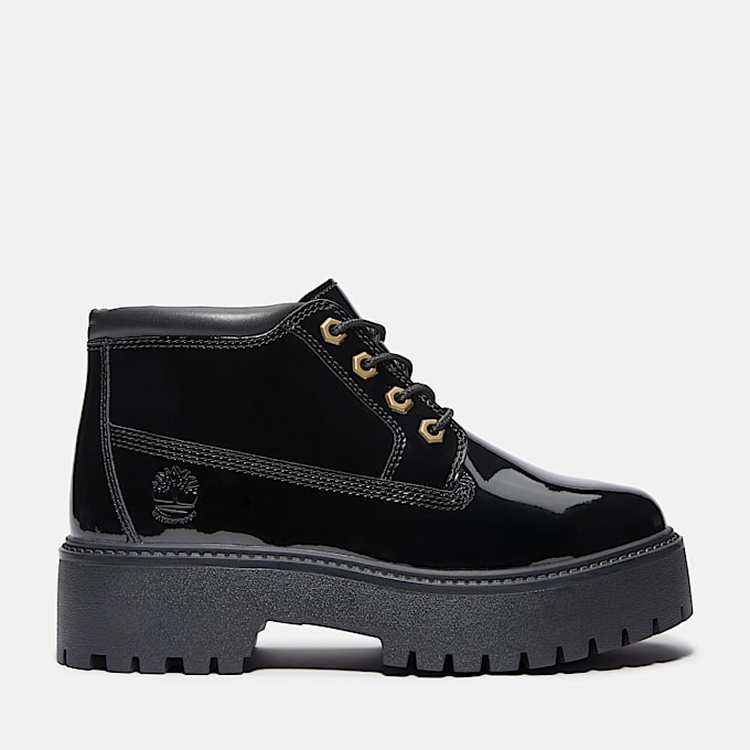 Botas impermeables con plataforma Stone Street para mujer en negro - 1