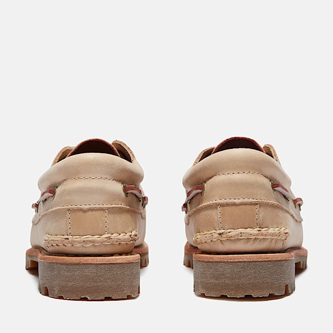Chaussure bateau Noreen pour femme en Beige