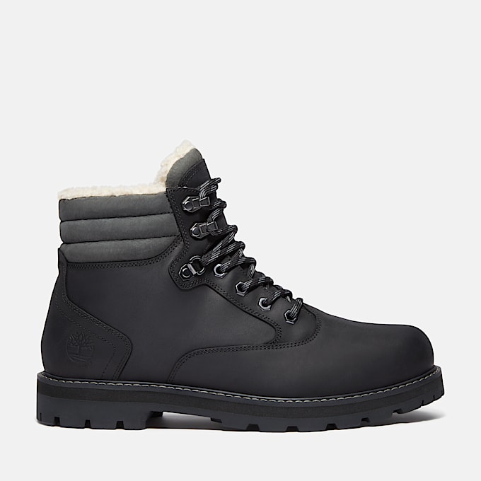 Britton Road Warm-Lined Waterproof Boot for Men in Black - 1