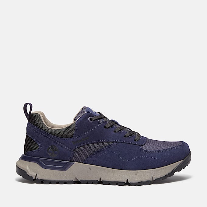Basket Voyager Park pour homme en MAILLE BLEU MARINE - 1