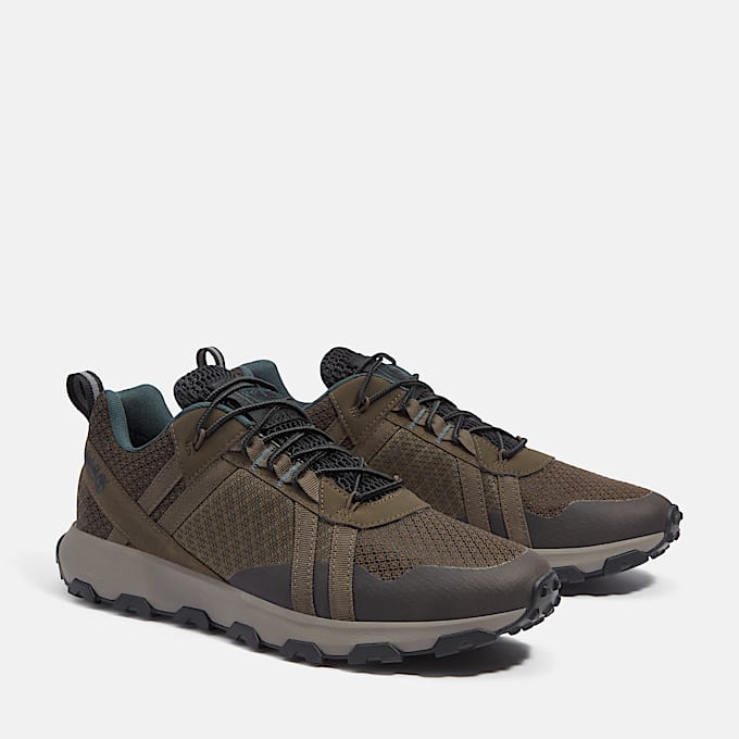 Wasserfester Winsor Trail Sneaker für Herren in Dunkelbraun