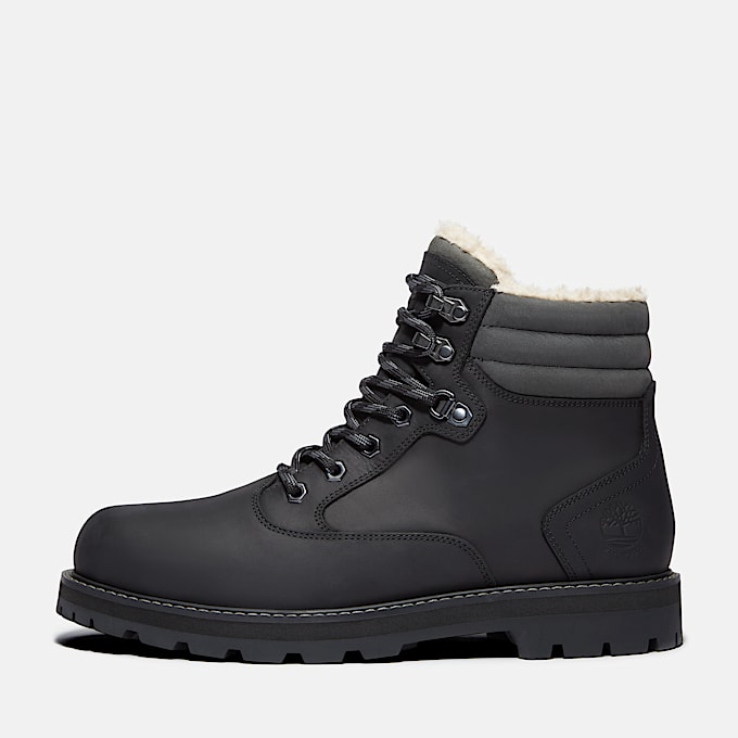 Britton Road Warm-Lined Waterproof Boot for Men in Black