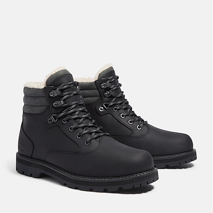Britton Road Warm-Lined Waterproof Boot for Men in Black