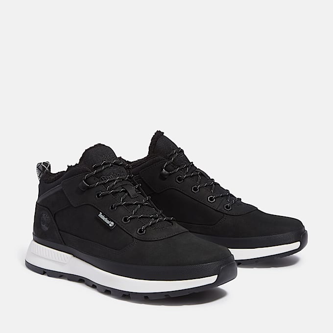 Field Trekker Sneaker mit warmem Futter für Herren in Schwarz