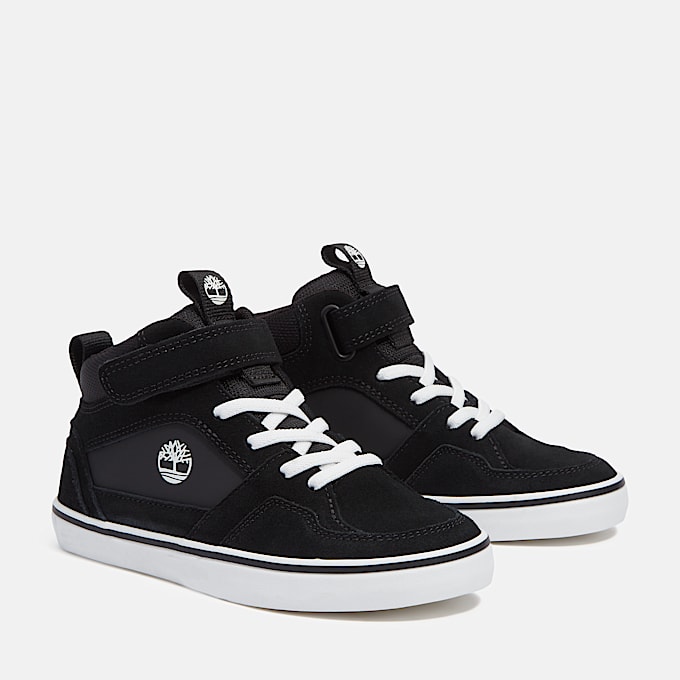 Sneaker con Velcro Stone Jump da Bambino (dal 20 al 30) in colore nero